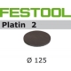Disques abrasifs Festool STF D125/0 PL2 grain 500 par 15