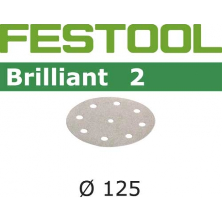 Disques abrasifs Festool STF D125/90 BR2 grain 120 par 100
